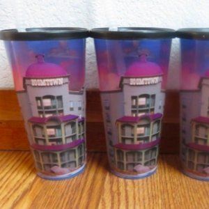 3 BOOMTOWN CASINO TUMBLERS CUPS RENO NEVADA